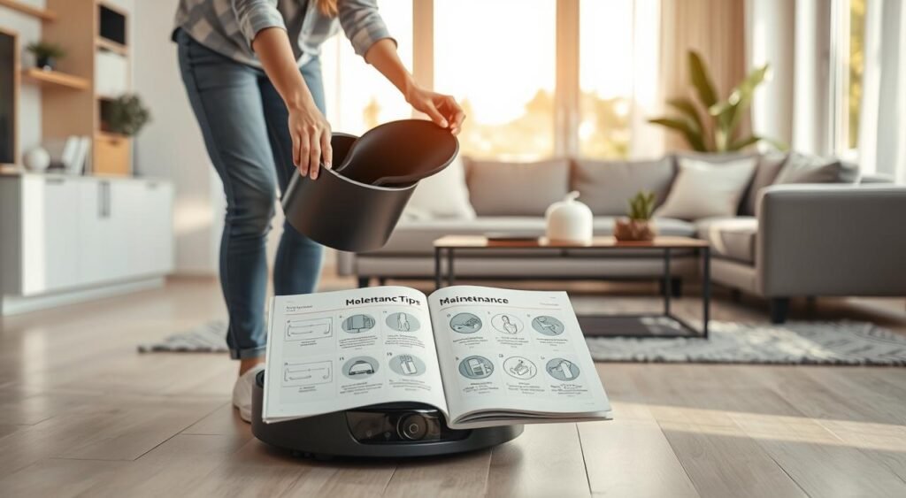 dicas de limpeza para robô aspirador