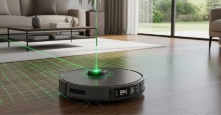 Mapeamento a Laser no Robô Aspirador: 4 Benefícios Práticos!
