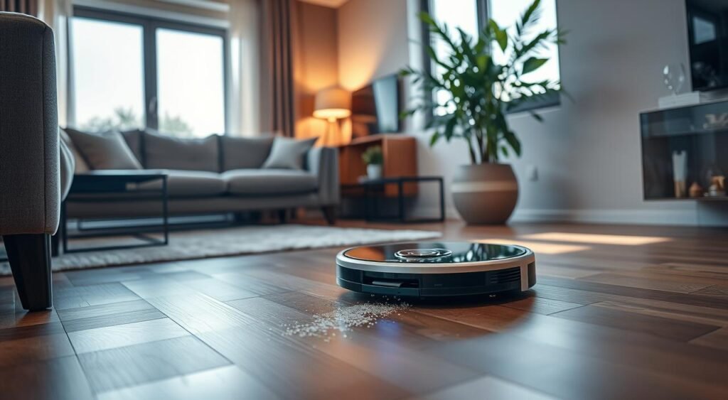 navegação inteligente no robô aspirador