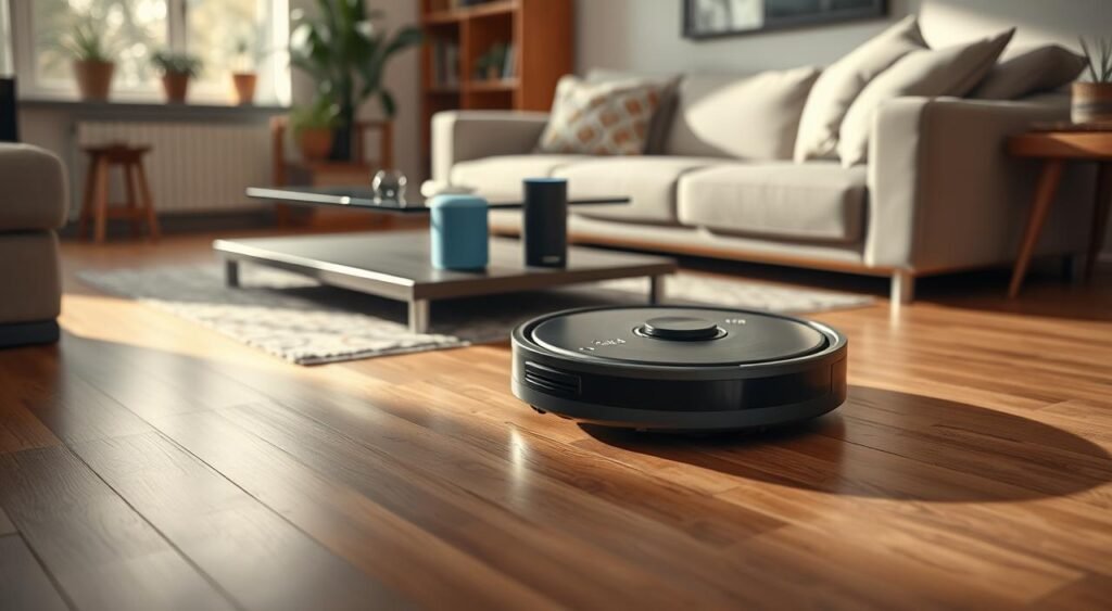 integração robô aspirador alexa