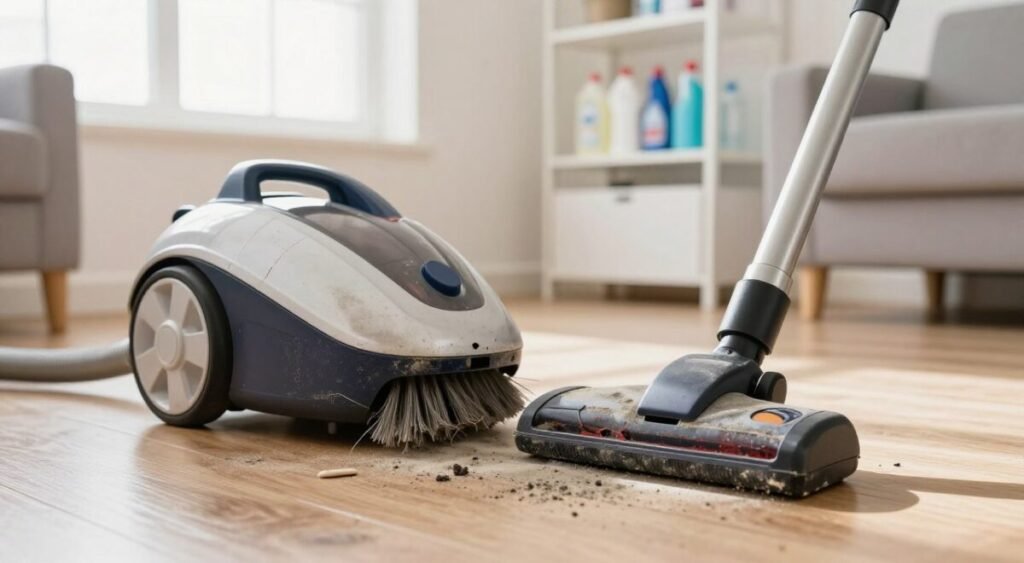 erros que danificam aspirador