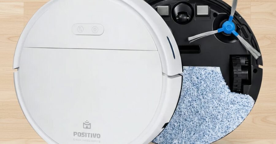 robô aspirador positivo casa inteligente